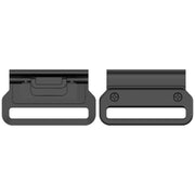 For Garmin 26mm 1 Pair Metal Medium Adapter Watch Band Quick Release Connector(Black)