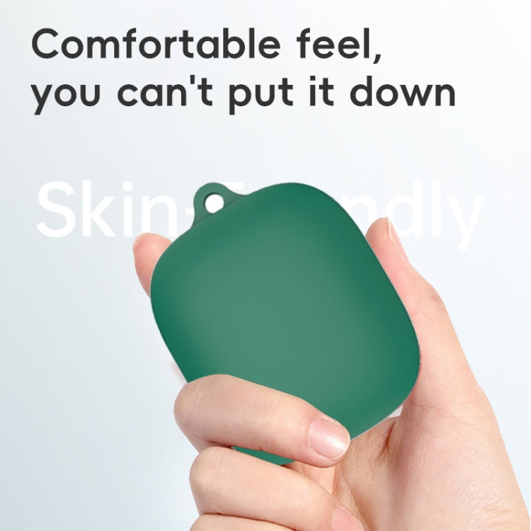 For Redmi Buds 6 Bluetooth Earphone Silicone Protective Case(Dark Green)