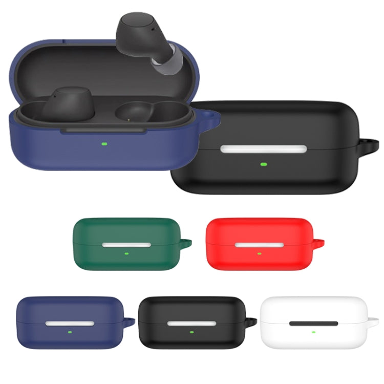 For Sony WF-C510 Bluetooth Earphone Silicone Protective Case(Dark Green)