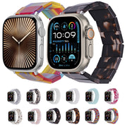 For Apple Watch 46mm / 49mm / 45mm / 44mm Stretch Rope Square Resin Watch Band(Crack)