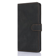For Samsung Galaxy S25 5G Fantasy Skin-feel Calfskin Texture Leather Phone Case(Black)