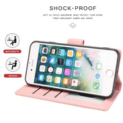 For iPhone 16e Fantasy Skin-feel Calfskin Texture Leather Phone Case(Pink)