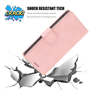For iPhone 16e Fantasy Skin-feel Calfskin Texture Leather Phone Case(Pink)