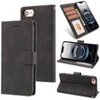 For iPhone 16e Fantasy Skin-feel Calfskin Texture Leather Phone Case(Black) - iPhone 16e Cases by PMC TechLife | Online Shopping South Africa | PMC TechLife | Buy Now Pay Later Mobicred