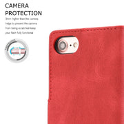 For iPhone 16e Fantasy Skin-feel Calfskin Texture Leather Phone Case(Red)