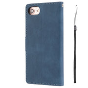 For iPhone 16e Fantasy Skin-feel Calfskin Texture Leather Phone Case(Blue)