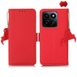 For Honor Play 60 Plus / 200 Smart Side-Magnetic TJ Genuine Leather RFID Phone Case(Red) - Honor Cases by PMC TechLife | Online Shopping South Africa | PMC TechLife | Buy Now Pay Later Mobicred