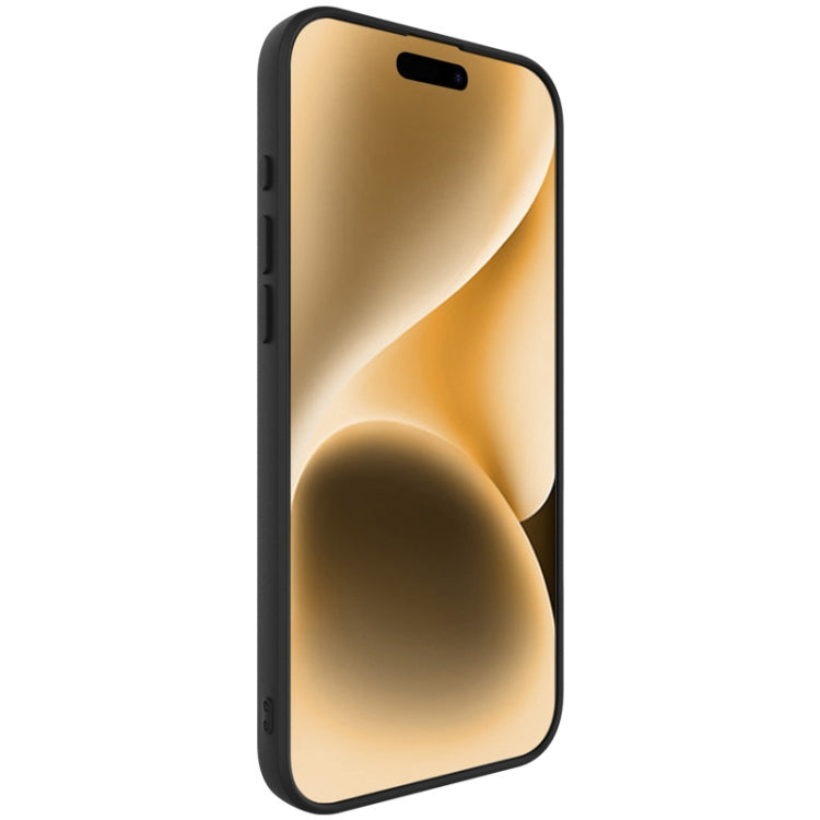 For iPhone 16 Pro Max imak UC-4 Series Straight Edge TPU Phone Case(Black)