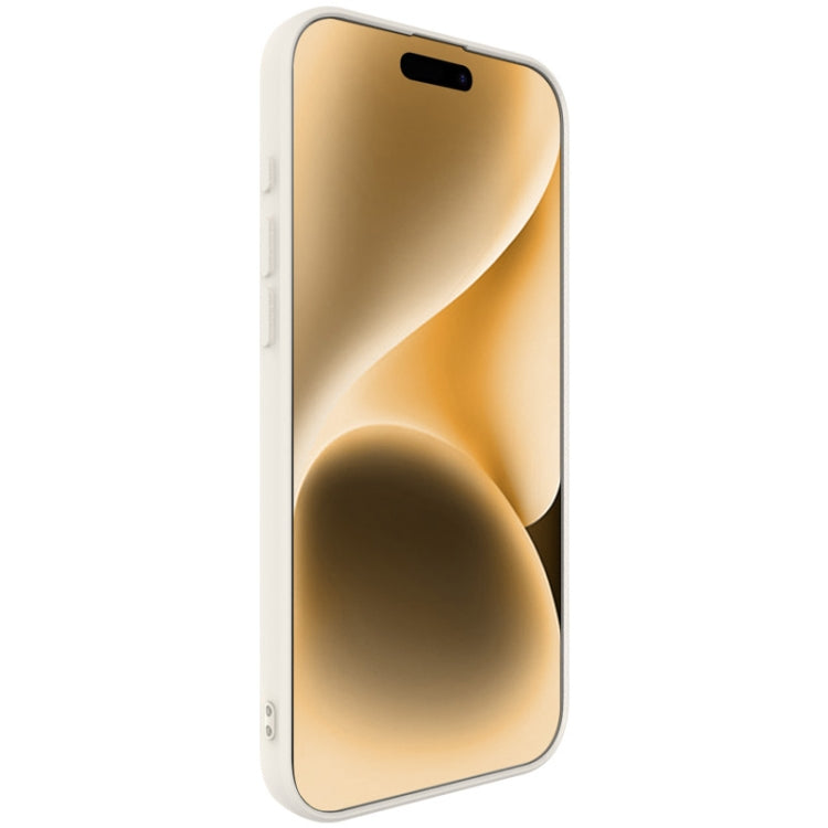 For iPhone 16 Pro Max imak UC-4 Series Straight Edge TPU Phone Case(White)