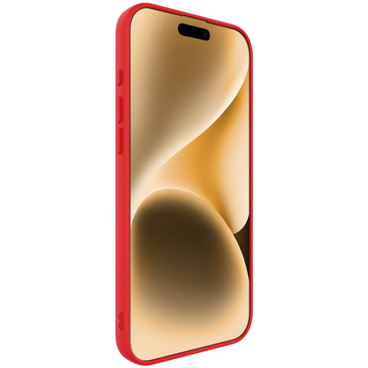 For iPhone 16 Pro Max imak UC-4 Series Straight Edge TPU Phone Case(Red)