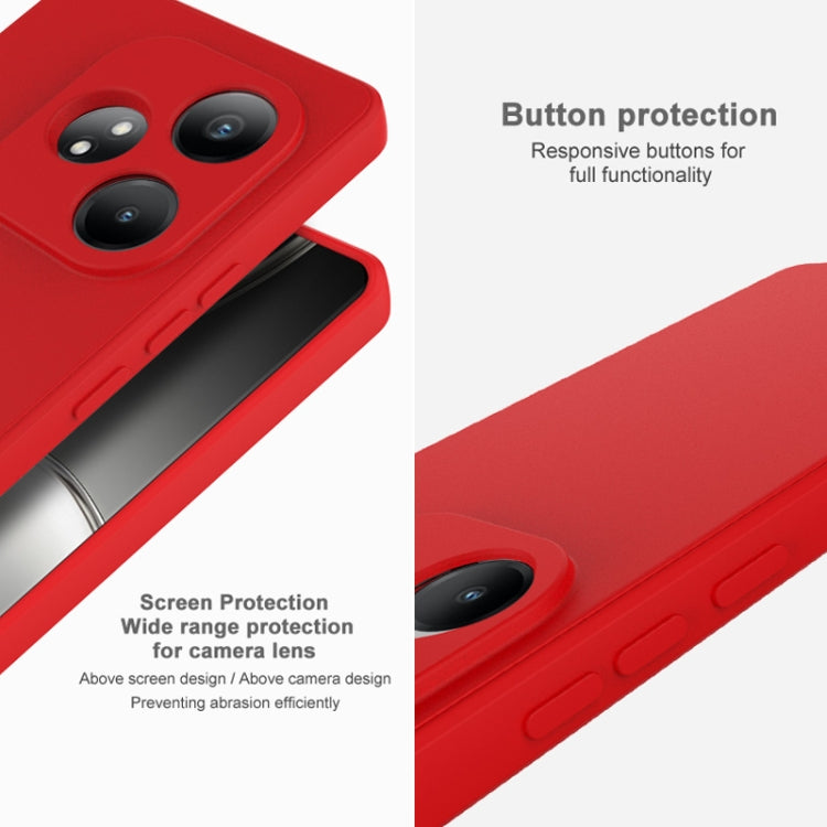 For iPhone 16 Pro imak UC-4 Series Straight Edge TPU Phone Case(Red)