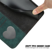 For Samsung Galaxy S25 5G Side Buckle Double Fold Hand Strap Leather Phone Case(Dark Green)