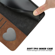 For Samsung Galaxy S25 Ultra 5G Side Buckle Double Fold Hand Strap Leather Phone Case(Brown)