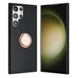 For Samsung Galaxy S25 Ultra 5G Matte Ring Holder TPU Phone Case(Rose Gold) - Galaxy S25 Ultra 5G Cases by PMC Jewellery | Online Shopping South Africa | PMC Jewellery | Buy Now Pay Later Mobicred