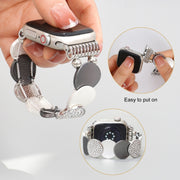 For Apple Watch 46mm / 49mm / 45mm / 44mm Alloy Chain Metal Watch Band(Silver Grey)