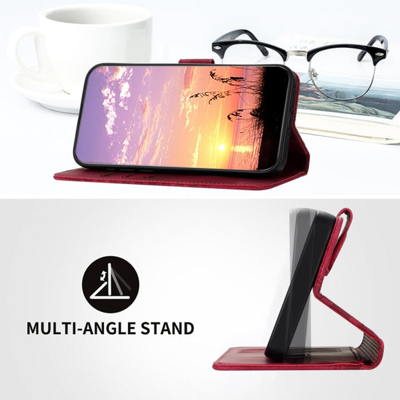 For Samsung Galaxy S25+ 5G YX0060 Elephant Head Embossed Phone Leather Case with Lanyard(Rose Red)