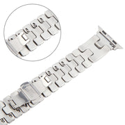 For Apple Watch 46mm / 49mm / 45mm / 44mm Quick Release Stainless Steel Watch Band(Silver)