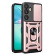 For Samsung Galaxy S25+ 5G Sliding Camera Cover Design TPU+PC Phone Case(Rose Gold) - free shipping - PMC Jewellery - Order now!