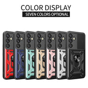 For Samsung Galaxy S25+ 5G Sliding Camera Cover Design TPU+PC Phone Case(Silver)