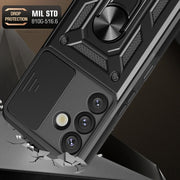For Samsung Galaxy S25+ 5G Sliding Camera Cover Design TPU+PC Phone Case(Silver)