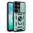 For Samsung Galaxy S25 Ultra 5G Sliding Camera Cover Design TPU+PC Phone Case(Green) - Galaxy S25 Ultra 5G Cases by PMC Jewellery | Online Shopping South Africa | PMC Jewellery | Buy Now Pay Later Mobicred