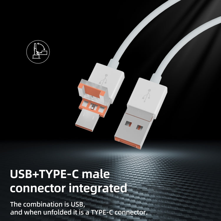 NK-1011TL Pro USB-C / Type-C, 8 Pin, USB to USB-C / Type-C, USB, CF, TF, SD Card Slot Card Reader Adapter(White)