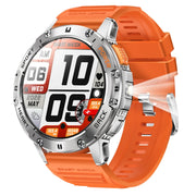 K65 1.43 inch Bluetooth Call Smart Watch, Support Heart Rate / Blood Oxygen(Orange)