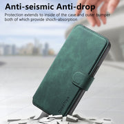For iPhone 16 Plus CaseNeo MagSafe RFID Anti-theft Retro Leather Phone Case(Green)