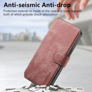 For iPhone 16 Plus CaseNeo MagSafe RFID Anti-theft Retro Leather Phone Case(Pink)