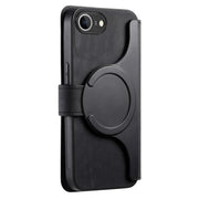 For iPhone 16e CaseNeo MagSafe RFID Anti-theft Retro Leather Phone Case(Black)