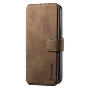 For iPhone 16e CaseNeo MagSafe RFID Anti-theft Retro Leather Phone Case(Brown)
