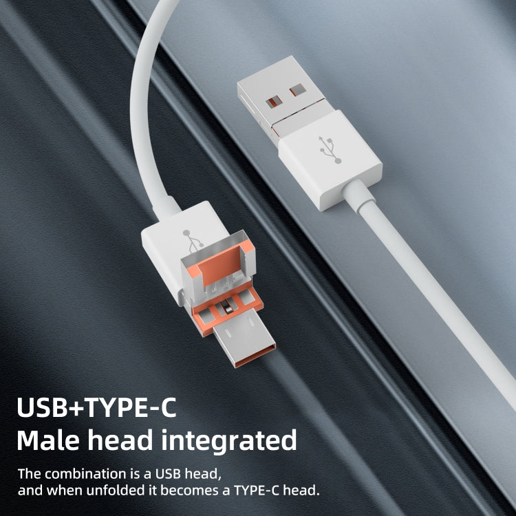 NK-1046TL Pro USB-C / Type-C, 8 Pin, USB to USB-C / Type-C, USB, SATA Interface Multi-function Adapter(White)