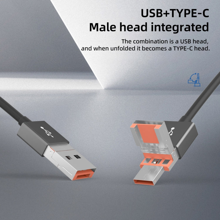 NK-1052TL Pro USB-C / Type-C, 8 Pin, USB to USB-C / Type-C, 3 x USB, TF / SD Card Multi-function Adapter(Dark Grey)