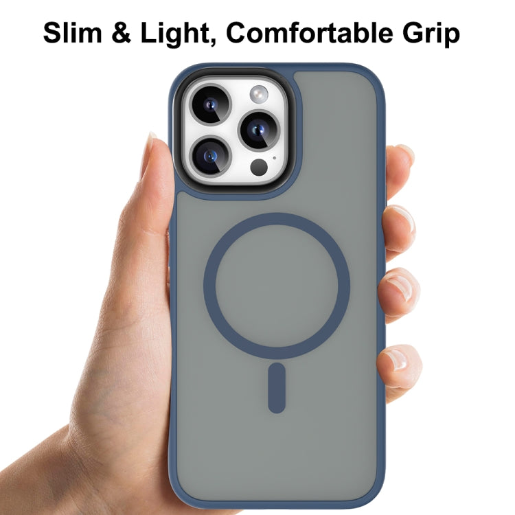 For iPhone 16 Mutural Skin Feel Series Frosted MagSafe Magnetic Phone Case(Grey)