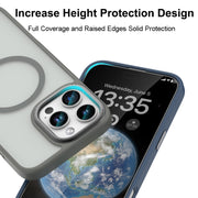 For iPhone 16 Mutural Skin Feel Series Frosted MagSafe Magnetic Phone Case(Grey)