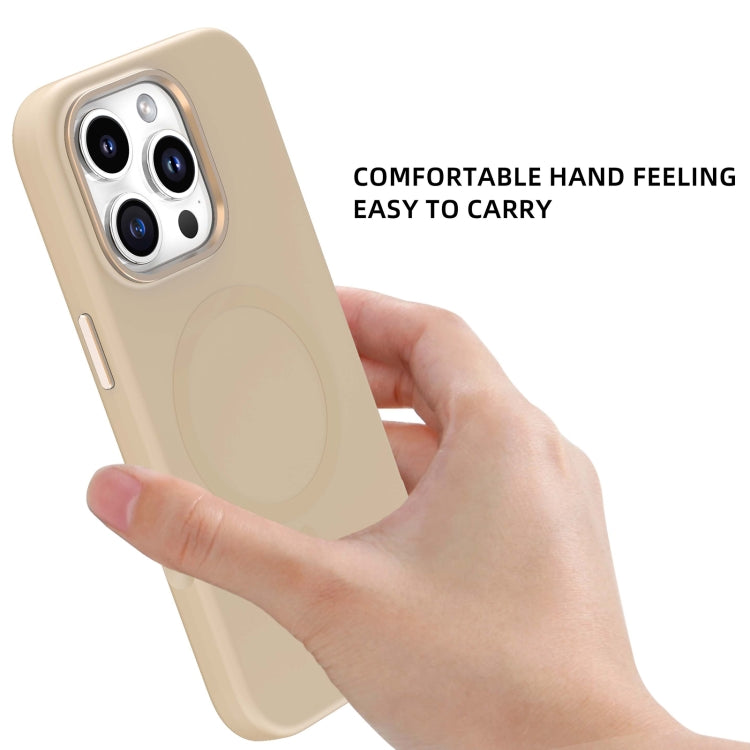 For iPhone 16 Mutural Karen Series Liquid Silicone MagSafe Magnetic Phone Case(Black)