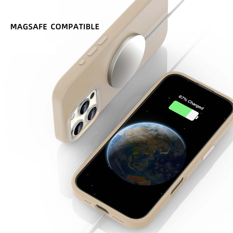 For iPhone 16 Mutural Karen Series Liquid Silicone MagSafe Magnetic Phone Case(Black)
