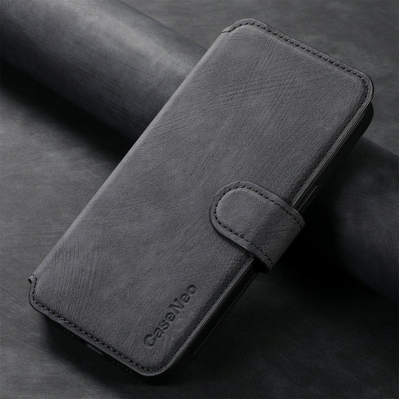 For Huawei Pura 70 CaseNeo MagSafe RFID Anti-theft Retro Leather Phone Case(Black)