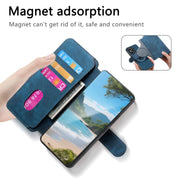 For Honor 400 Pro Global 160.8mm CaseNeo MagSafe RFID Anti-theft Retro Leather Phone Case(Blue)