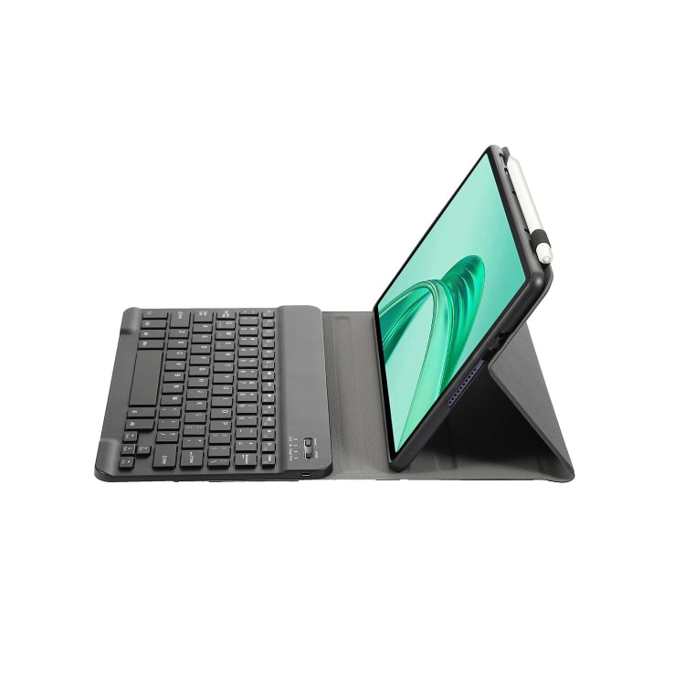 For Honor Pad X8a / X9 2024 AH25 Ultra-thin Detachable Bluetooth Keyboard Leather Tablet Case(Black)