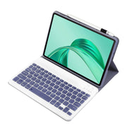 For Honor Pad X8a / X9 2024 AH25 Ultra-thin Detachable Bluetooth Keyboard Leather Tablet Case(Lavender White)