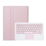 For Honor Pad X8a / X9 2024 AH25-A Ultra-thin Detachable Bluetooth Keyboard Leather Tablet Case with Touchpad(Pink White)