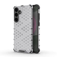 For Samsung Galaxy S25+ 5G Honeycomb Shockproof Phone Case(White) - Galaxy S25+ 5G Cases by PMC Jewellery | Online Shopping South Africa | PMC Jewellery | Buy Now Pay Later Mobicred