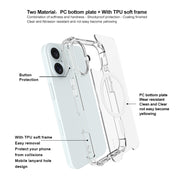 For iPhone 16 IMAK Space Shield PC + TPU Airbag Shockproof MagSafe Phone Case(Transparent)