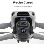 For DJI Air 3S Sunnylife Tempered Glass Film Lens Protector, Quantity:2 Sets(Transparent)