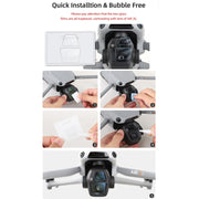For DJI Air 3S Sunnylife Tempered Glass Film Lens Protector, Quantity:1 Set(Transparent)