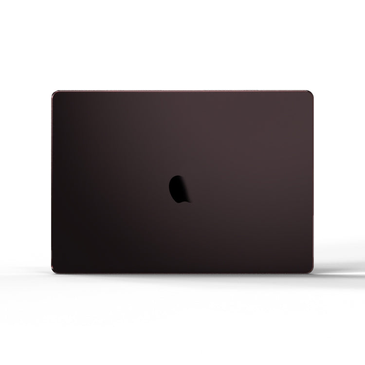 For MacBook Air 13.6 M2 A2681 / M3 A3113 Ultra-thin Crystal Hardshell Laptop Protective Case(Black)