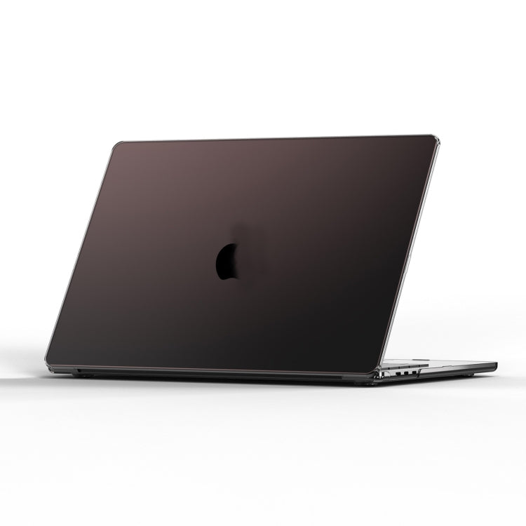 For MacBook Air 15 M2 A2941 / M3 A3114 Ultra-thin Crystal Hardshell Laptop Protective Case(Black)