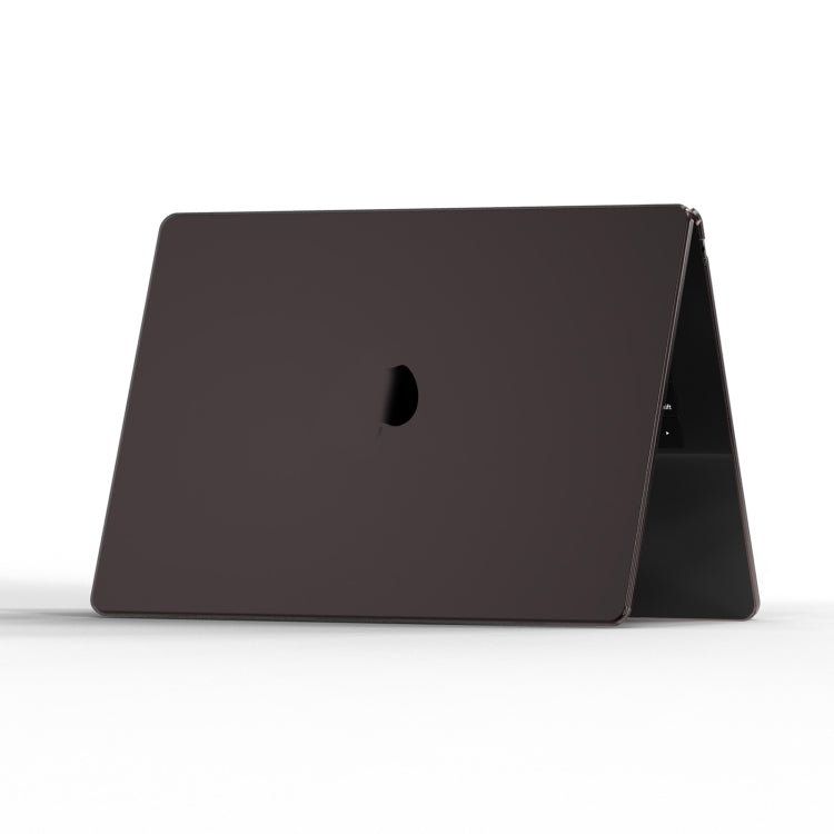 For MacBook Air 15 M2 A2941 / M3 A3114 Ultra-thin Crystal Hardshell Laptop Protective Case(Black)