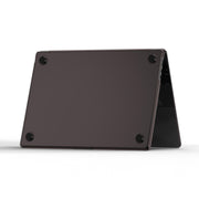 For MacBook Air 13.3 A2337/A2179/A1932 Ultra-thin Crystal Hardshell Laptop Protective Case(Black)